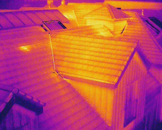 Thermal Imaging Roof Survey Image Kingswinford